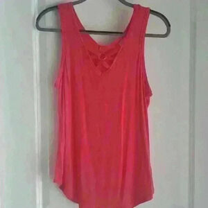 Pink No Boundaries Tank Top. SZ Lg.